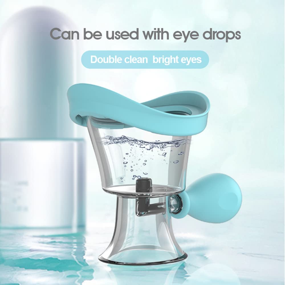 Eye Wash Cup, portable Eye Washer Silicone Air Pressure Eye Cleaning Cup