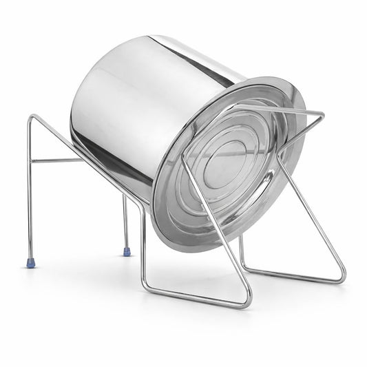 STAINLESS STEEL RICE POT DRAINER STAND