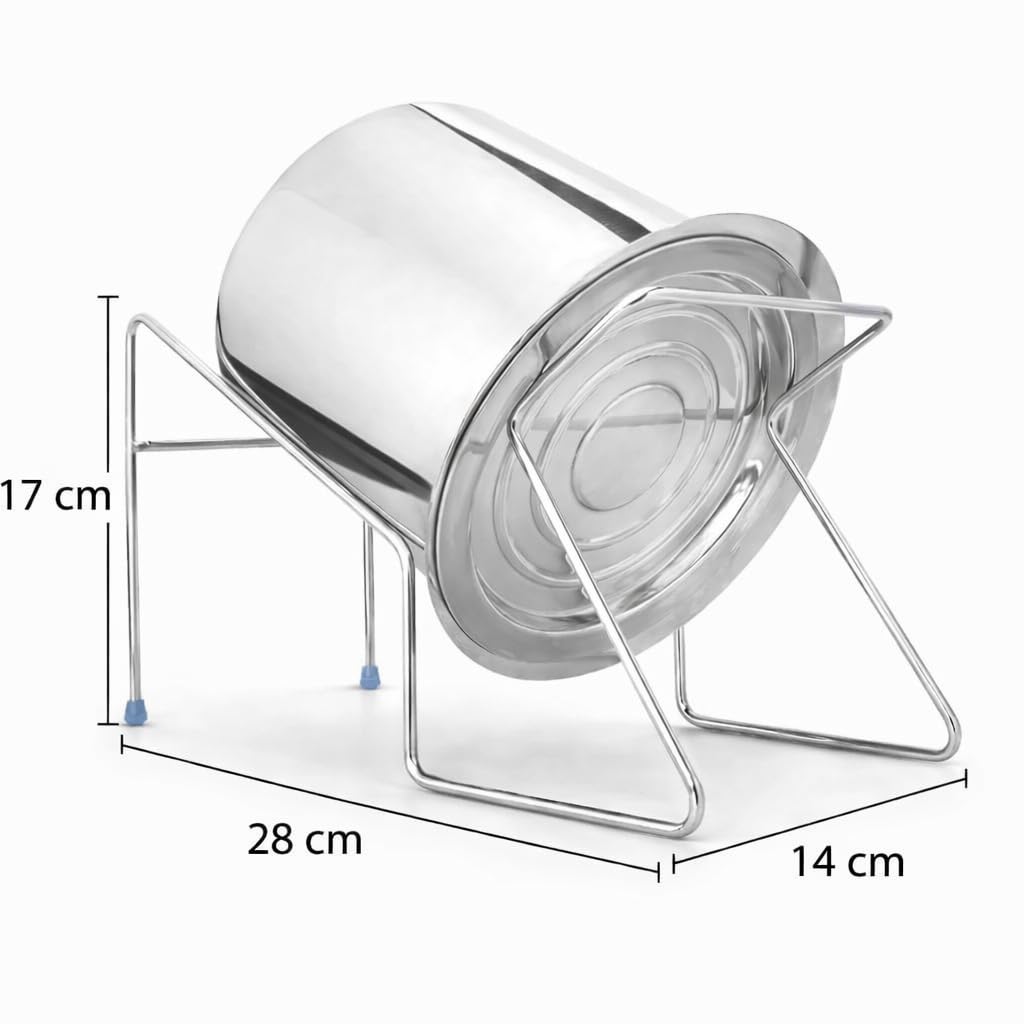 STAINLESS STEEL RICE POT DRAINER STAND