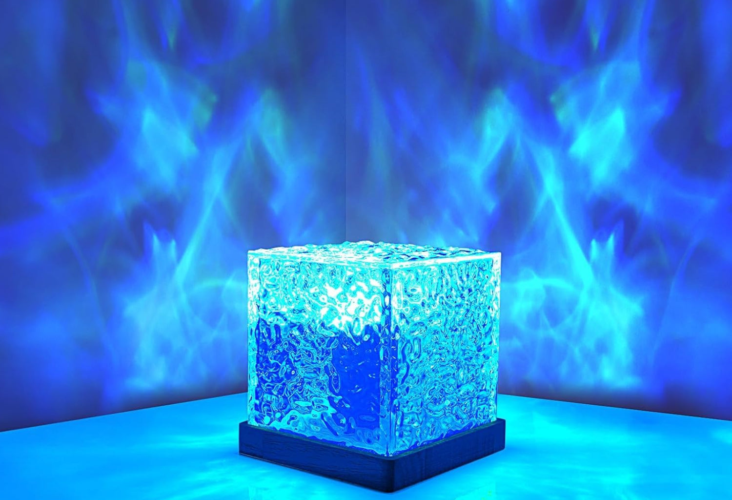 DOCAT 3D Ocean Wave LED Night Light Projector 16 Colors