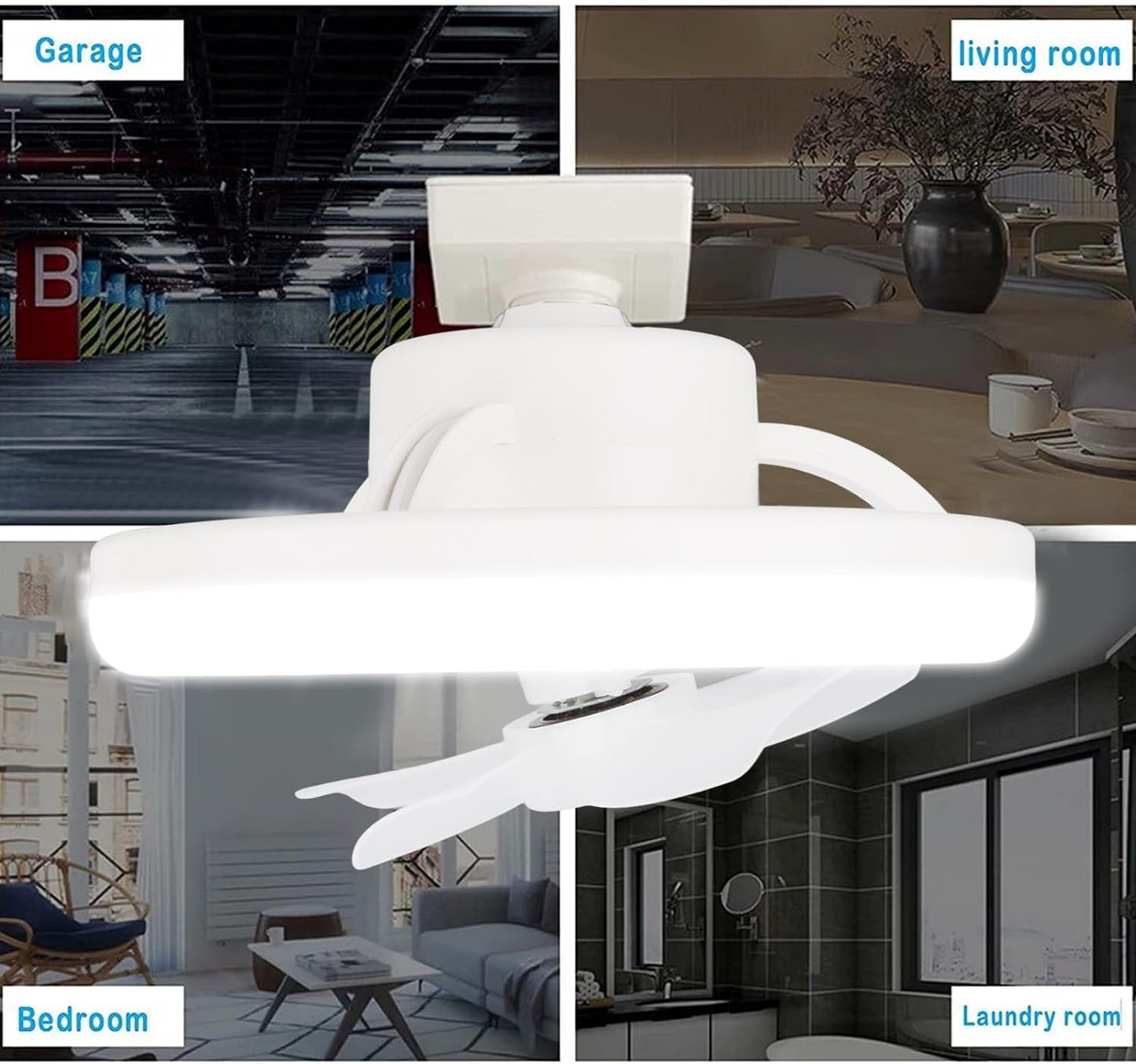 Multi Functional Fan With LED Light